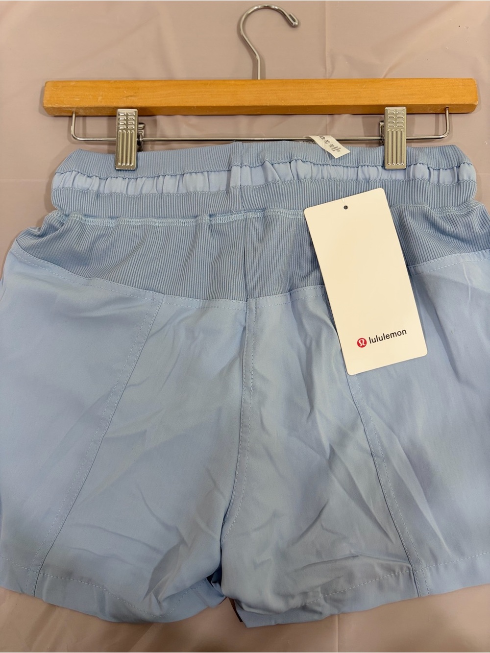 lululemon athletica Light Blue Athletic Shorts - Picture 2 of 2